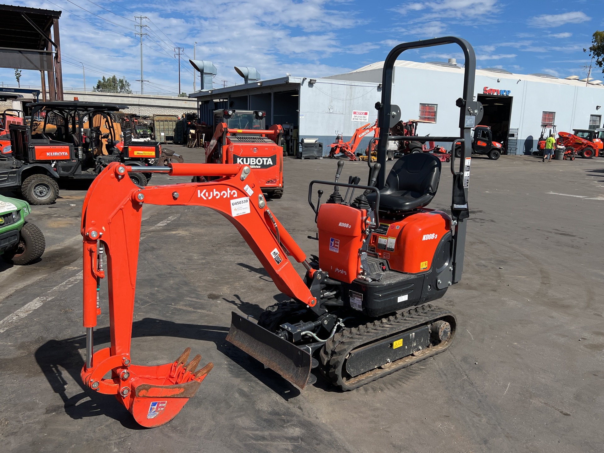 2021 Kubota K008-3T4 Mini Excavator