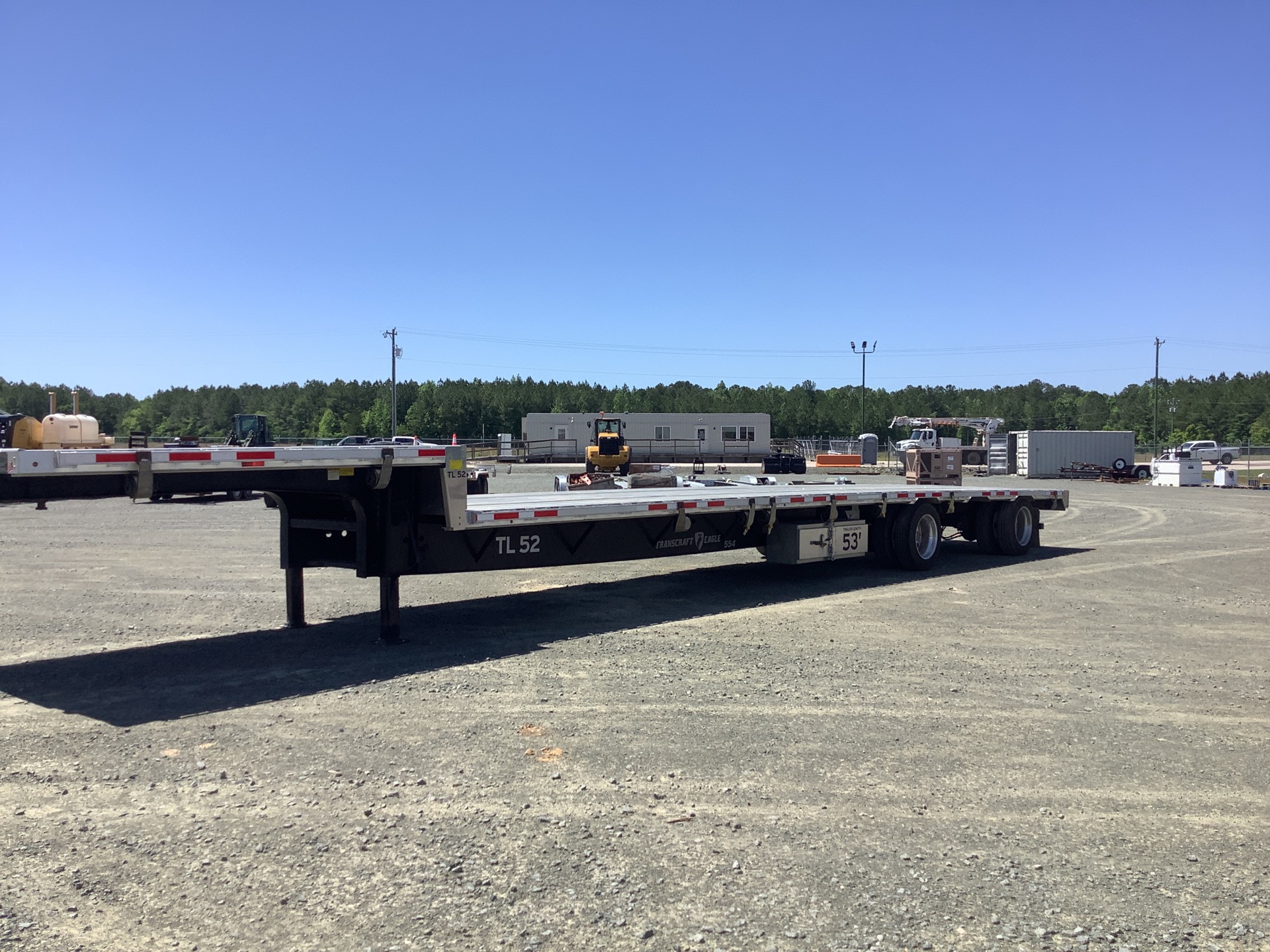 2021 Transcraft 53 ft Spread Axle Single Drop Step Deck Trailer