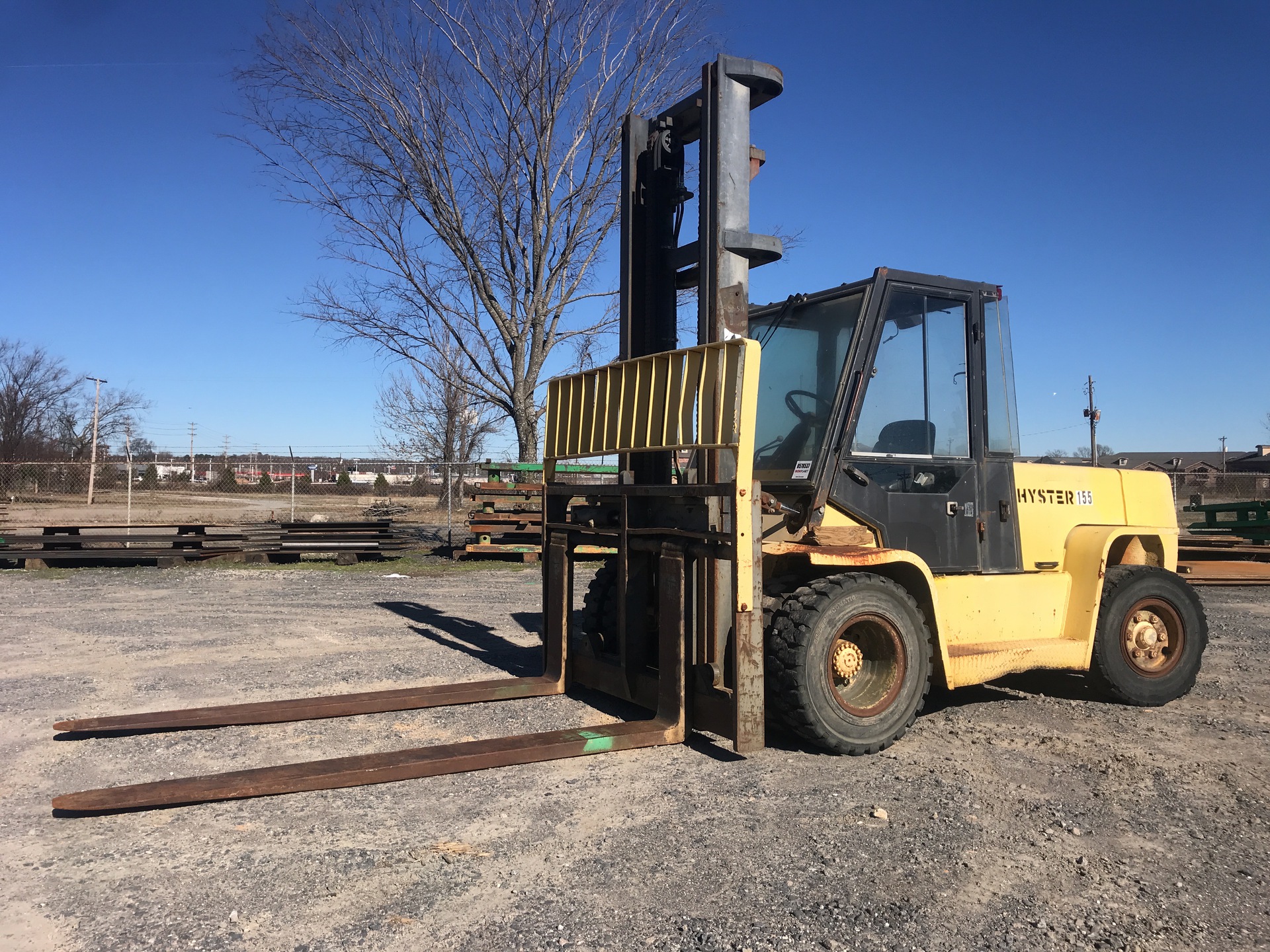 Hyster H155XL Pneumatic Tire Forklift