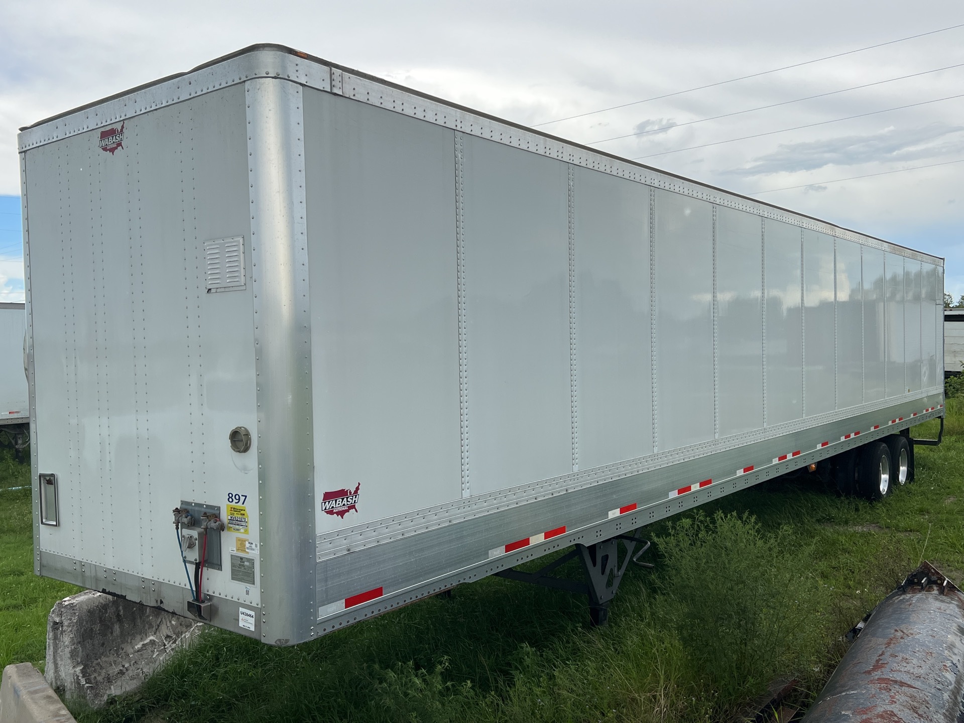 2020 Wabash 53 ft T/A Van Trailer
