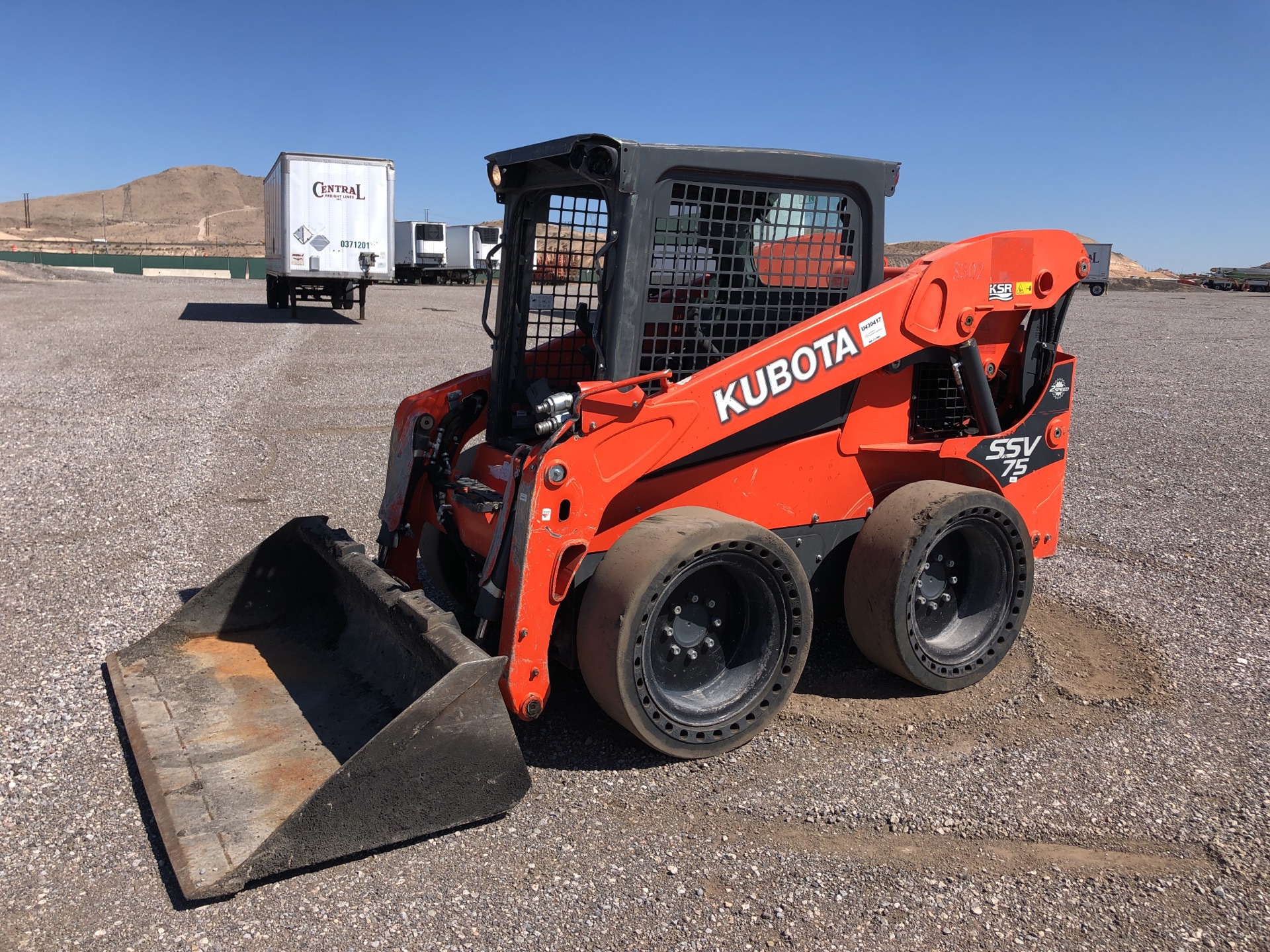 2019 Kubota SSV75 PFR Two-Speed Skid Steer Loader