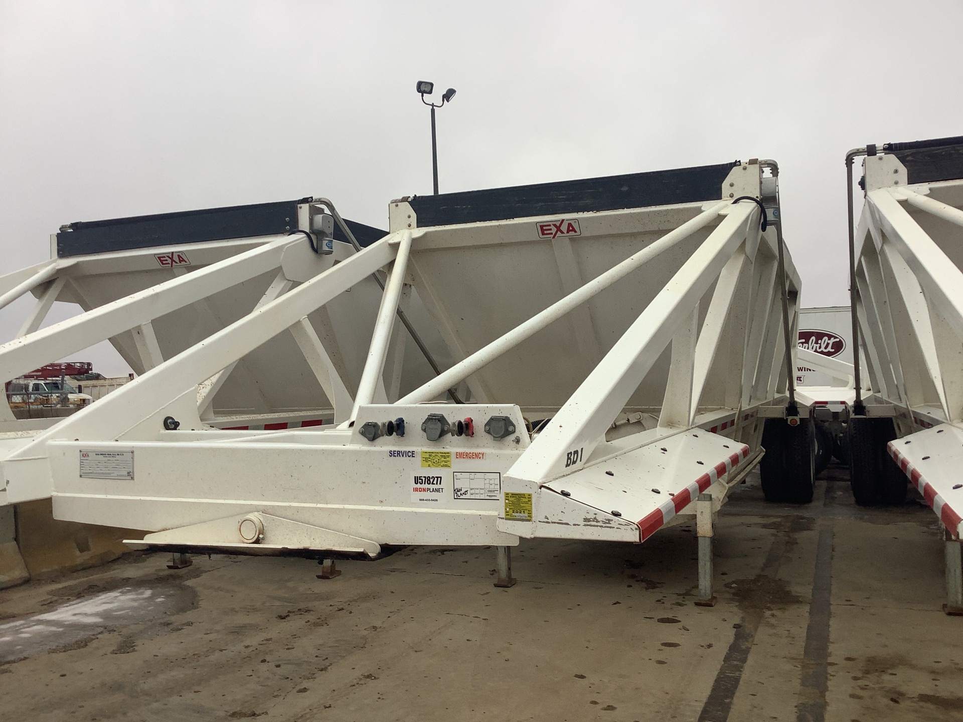 2021 EXA Industrial B-24 T/A Belly Dump Trailer