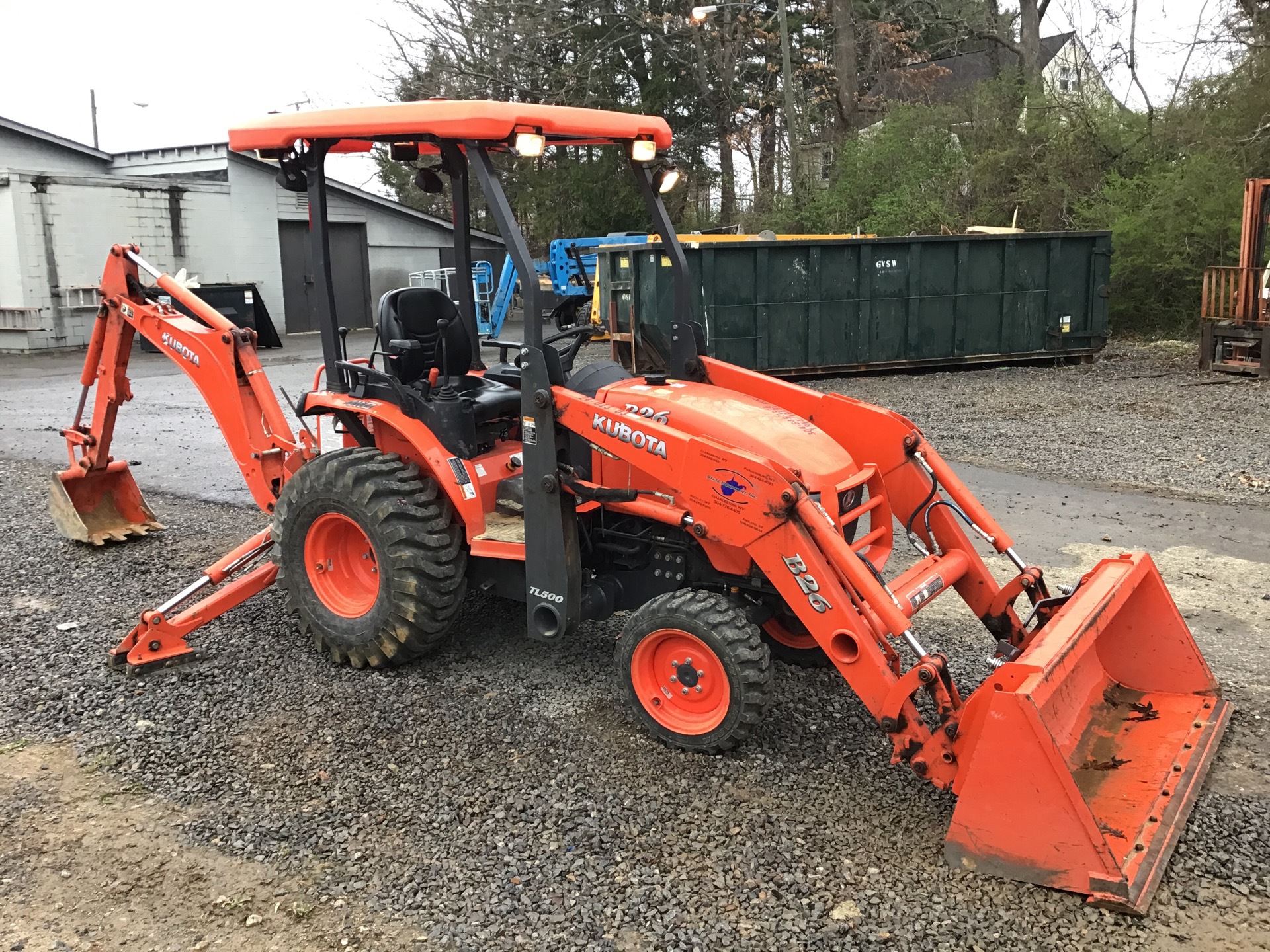 2020 Kubota B26 4x4 Backhoe Loader