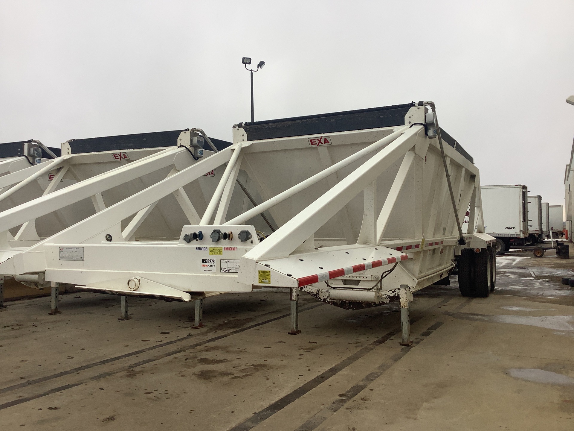 2021 EXA Industrial B-24 T/A Belly Dump Trailer