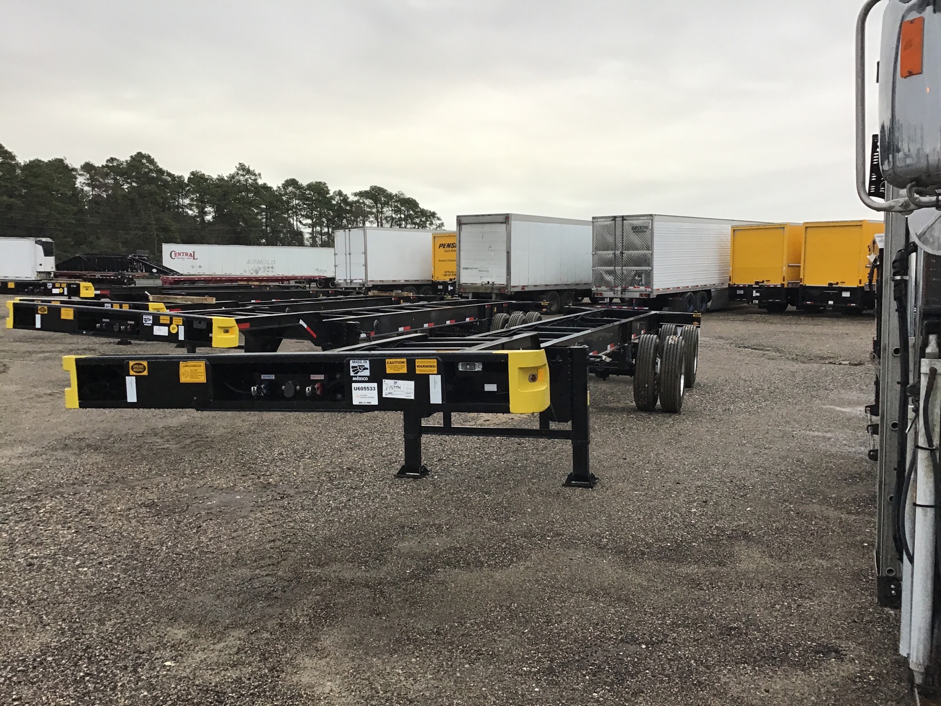2023 Ventura Trailers 40 ft Spread Axle T/A Container Trailer Unused