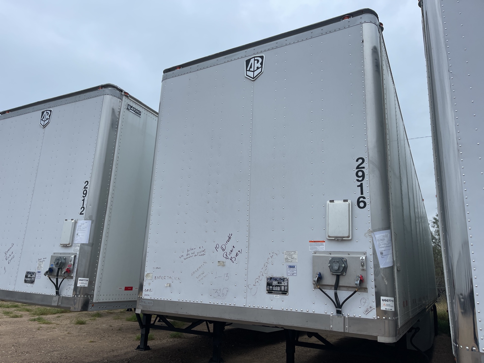 2023 Atro 53 ft x 102 in T/A Van Trailer