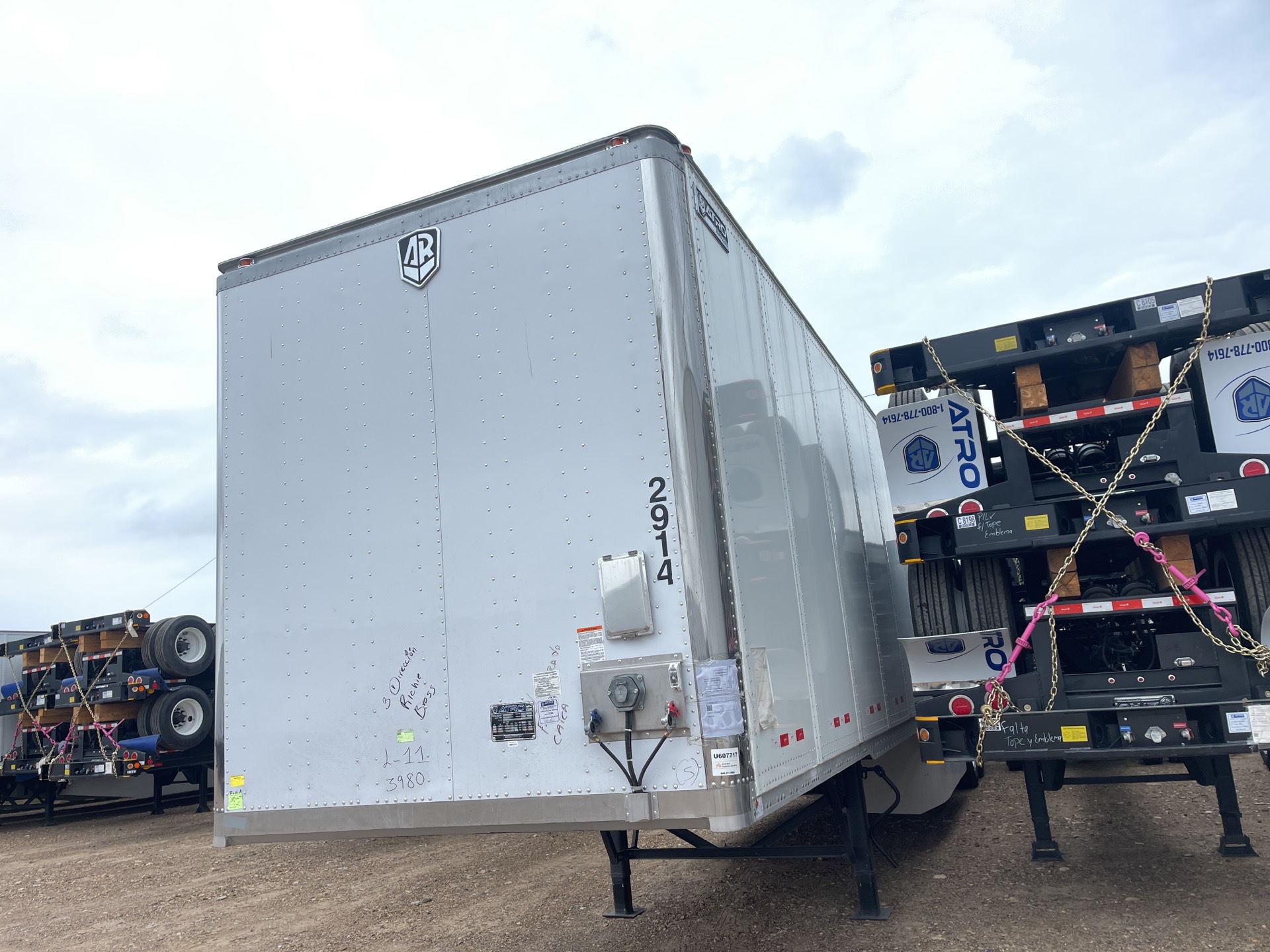 2023 Atro 53 ft x 102 in T/A Van Trailer
