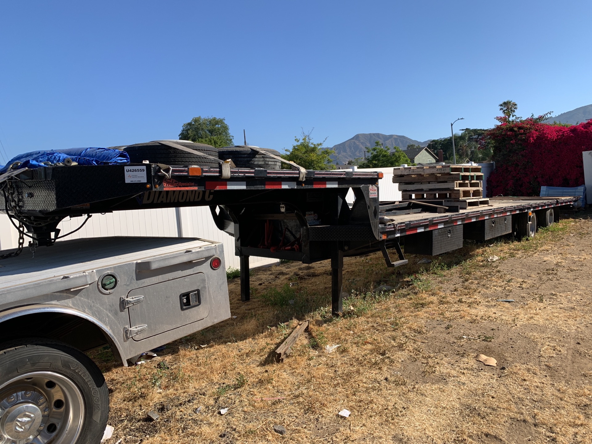 2021 Diamond SDX216 50 ft Bogie/A Single Drop Gooseneck Step Deck Trailer