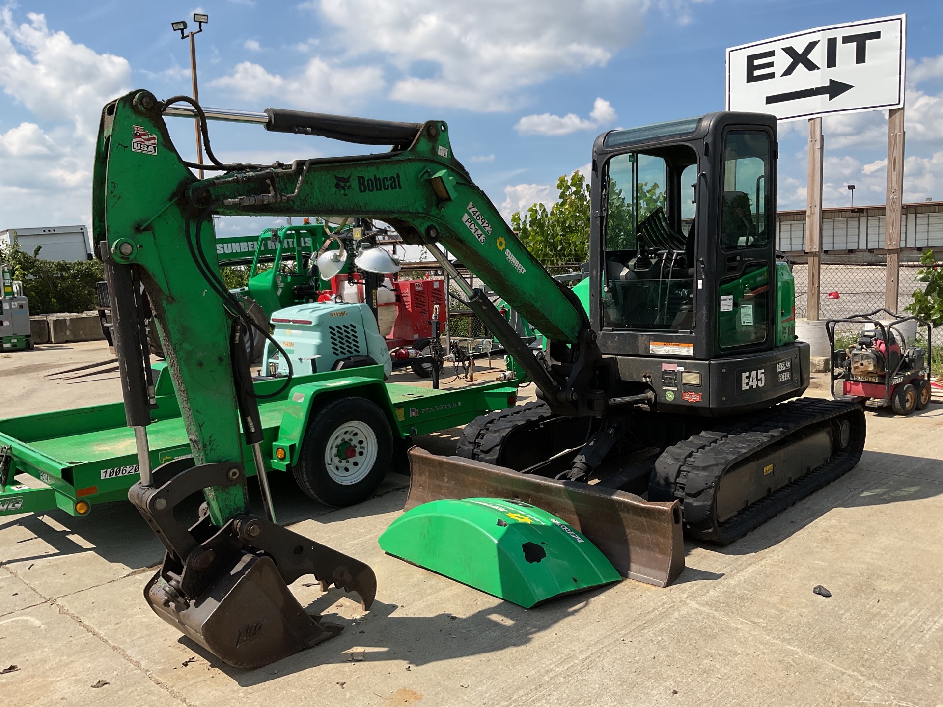 2015 Bobcat E45 Mini Excavator