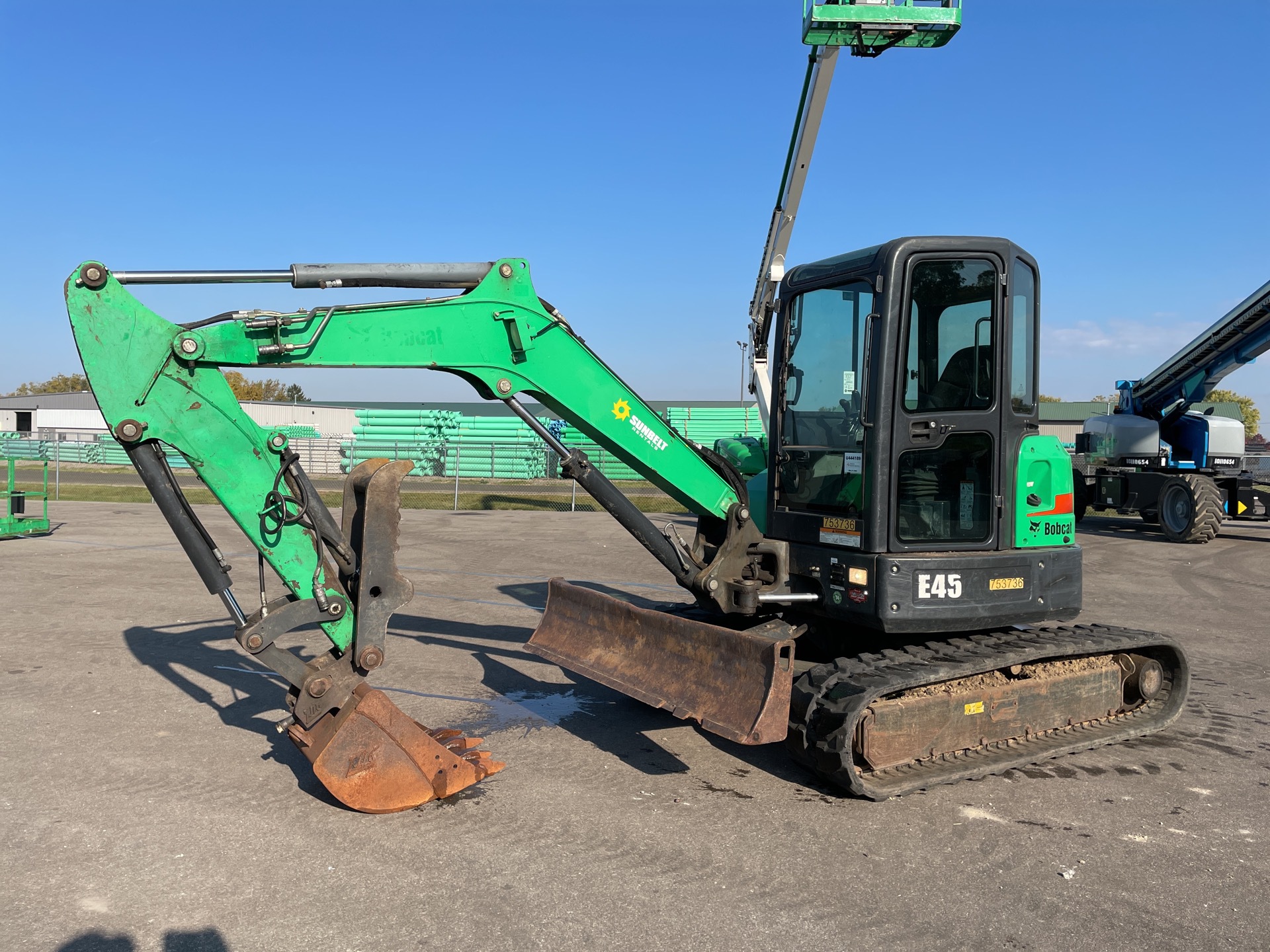 2015 Bobcat E45 Mini Excavator