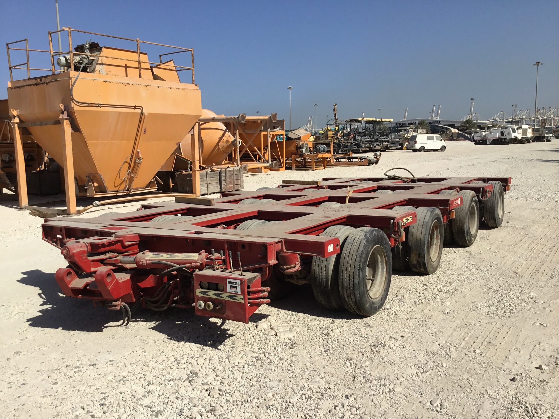 Nicolas 4 Axle 6300 mm x 3650 mm Modular Trailer