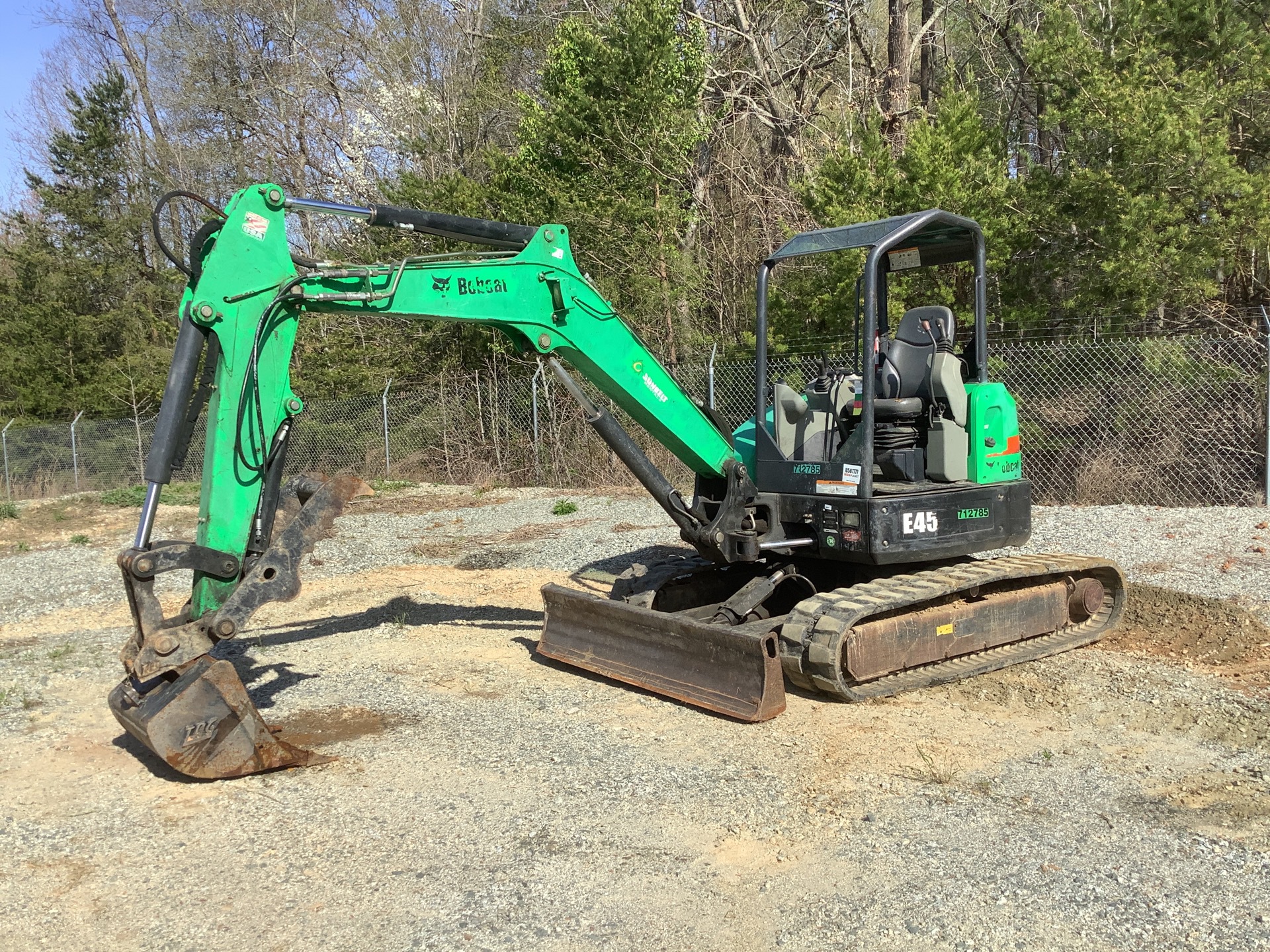 2015 Bobcat E45 Mini Excavator