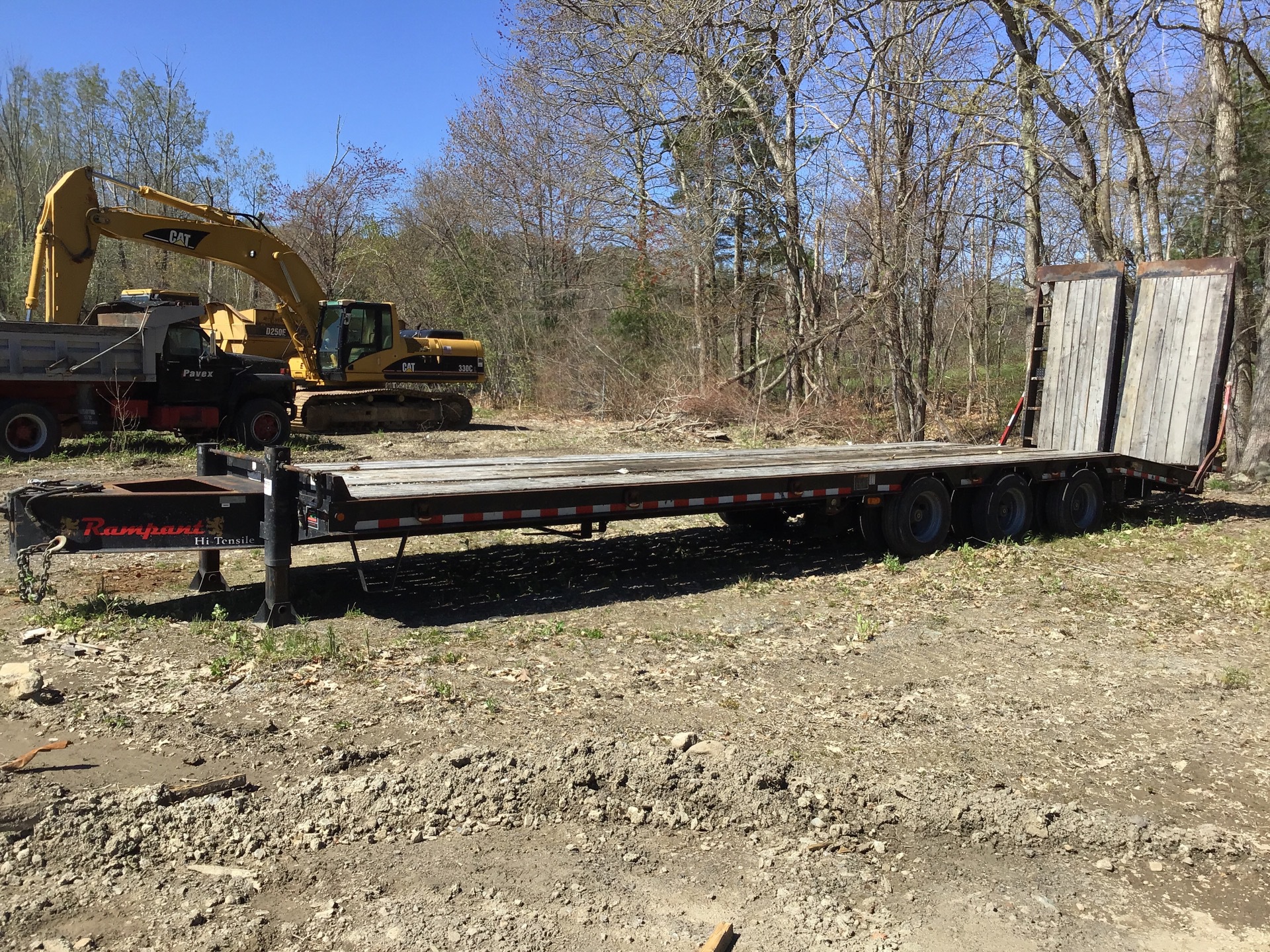 2020 Rampant PTDT Tri/A Equipment Trailer